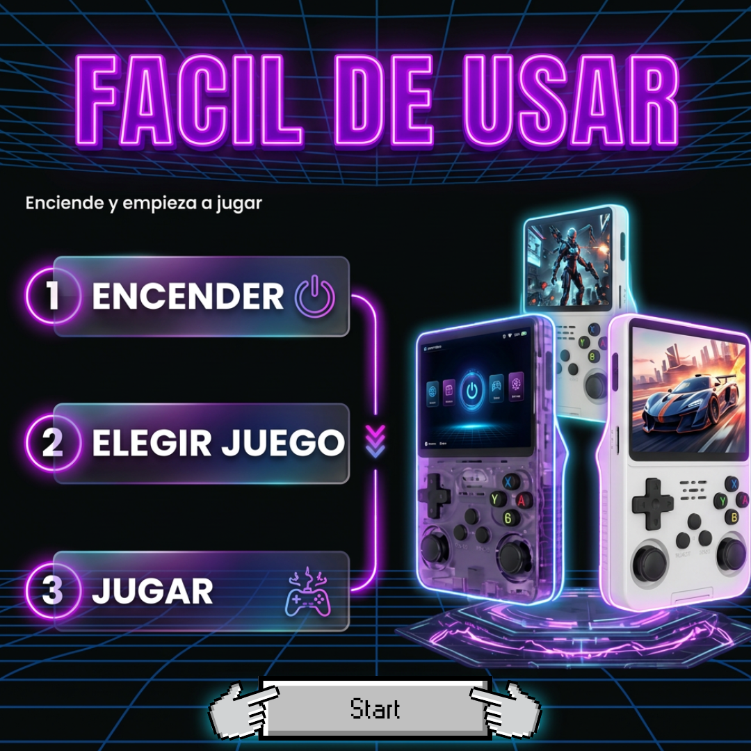 Consola Retro Portátil con 20.000 Juegos Clásicos