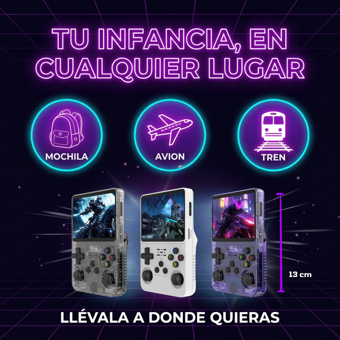 Consola Retro Portátil con 20.000 Juegos Clásicos